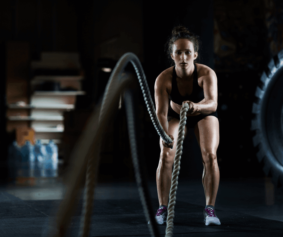 Full body workout ropes Be Strong Gym